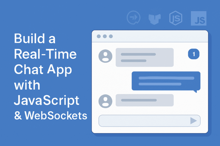 real time chat app with javascript and websockets